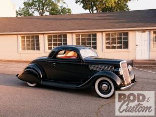 Картинка 1935 ford three window coupe автомобили custom classic car