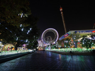 Картинка города огни ночного