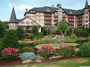 Картинка города здания дома