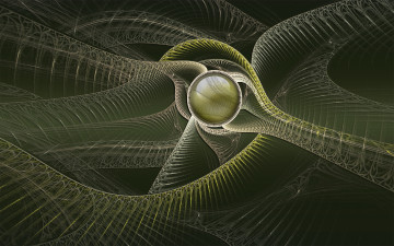 Картинка 3д графика fractal фракталы