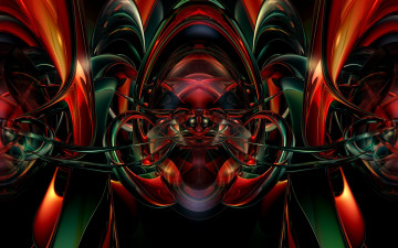 Картинка 3д графика fractal фракталы