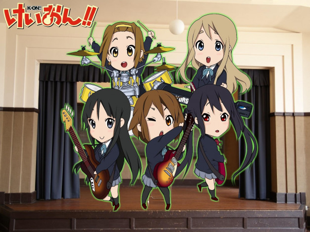 Обои картинки фото аниме, on