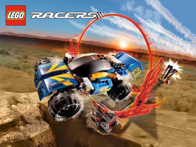 Обои картинки фото видео, игры, lego, racers