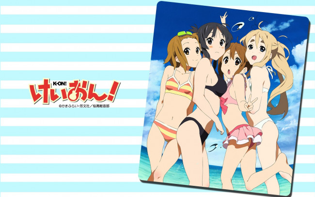 Обои картинки фото аниме, on