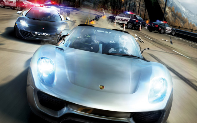 Обои картинки фото need, for, speed, hot, pursuit, видео, игры