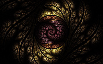 Картинка 3д графика fractal фракталы узор абстракция