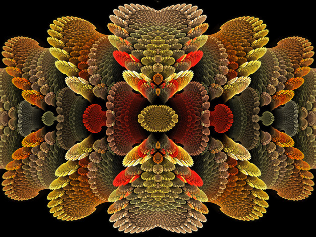 Обои картинки фото 3д, графика, fractal, фракталы, абстракция, узор