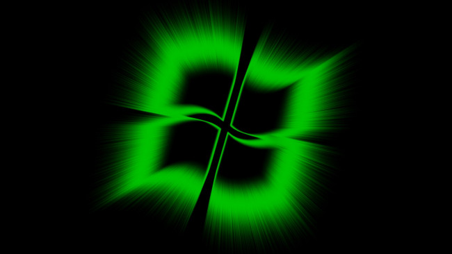 Обои картинки фото компьютеры, unknown, разное, windows, зелёный, тёмный