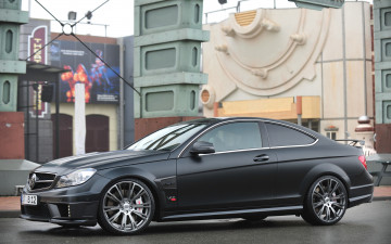 Картинка автомобили mercedes benz brabus amg c63