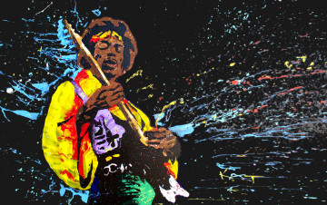 Картинка jimi hendrix музыка композитор вокалист музыкант сша гитарист
