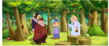 Картинка мультфильмы как поймать перо жар птицы мультик