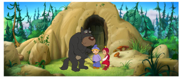 Картинка мультфильмы как поймать перо жар птицы мультик