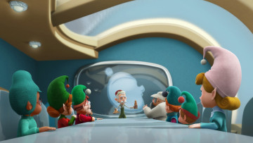 Картинка мультфильмы saving santa спасти санту