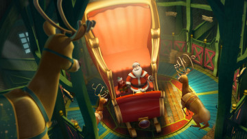 Картинка мультфильмы saving santa спасти санту