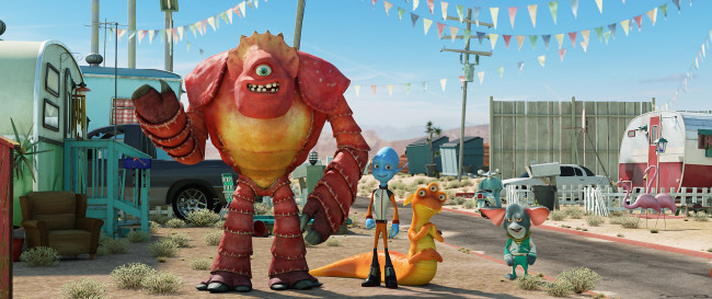 Обои картинки фото escape, from, planet, earth, мультфильмы, побег, с, планеты, земля