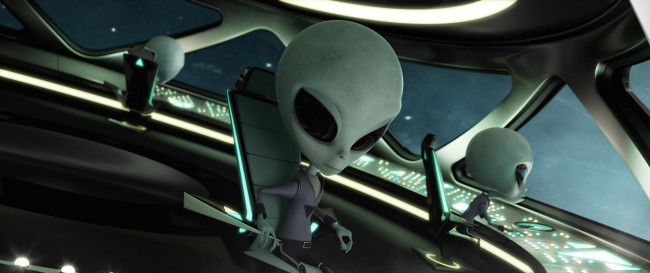 Обои картинки фото escape, from, planet, earth, мультфильмы, побег, с, планеты, земля