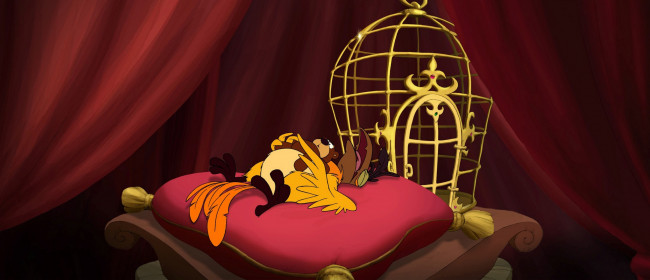 Обои картинки фото мультфильмы, как, поймать, перо, жар, птицы, мультик