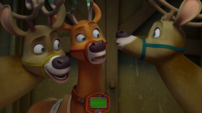 Обои картинки фото мультфильмы, saving, santa, спасти, санту