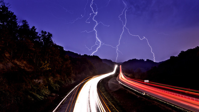 Обои картинки фото природа, молния, гроза
