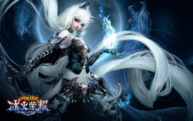 Обои картинки фото mainland, addict, glory, видео, игры, ~~~другое~~~, хвост, ушки, магия, взгляд, девушка