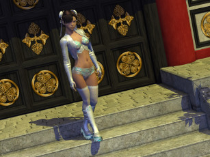 Картинка 3д+графика люди+ people фон взгляд девушка дверь лестница