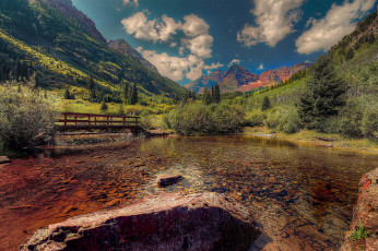 Картинка природа реки озера река горы лес