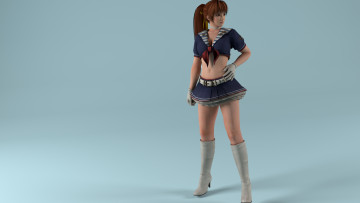 Картинка 3д+графика аниме+ anime фон взгляд девушка