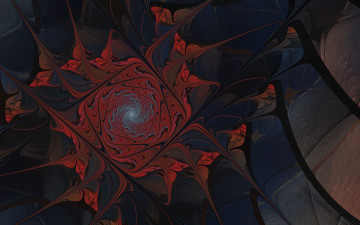 Картинка 3д+графика фракталы+ fractal цвета фон узор