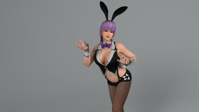 Обои картинки фото 3д графика, аниме , anime, девушка, ушки, взгляд, фон