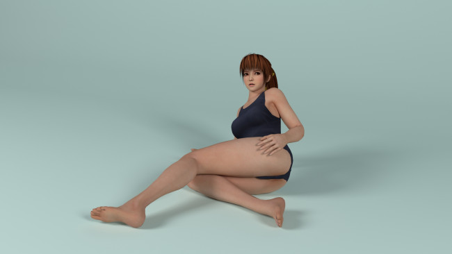 Обои картинки фото 3д графика, аниме , anime, девушка, взгляд, фон