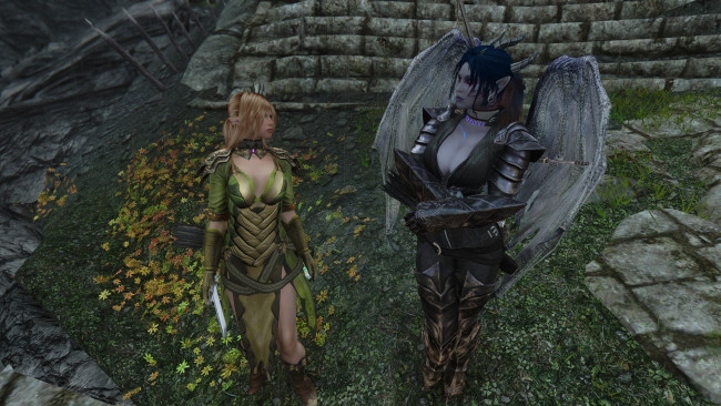 Обои картинки фото 3д графика, эльфы , elves, эльфийка, взгляд, природа, оружия, кастаника