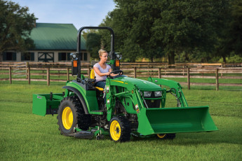 Картинка техника фронтальные+погрузчики john deere