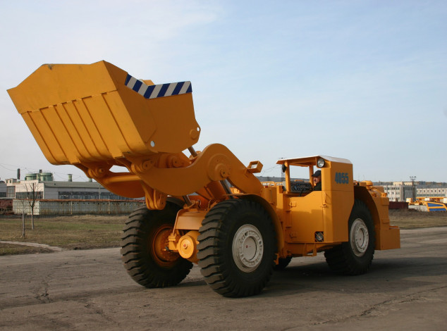 Обои картинки фото техника, фронтальные погрузчики, moaz