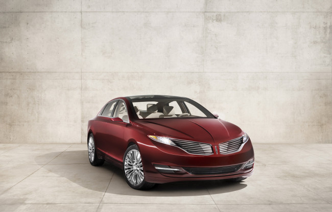 Обои картинки фото lincoln mkz concept naias 2012, автомобили, lincoln, concept, mkz, 2012, naias