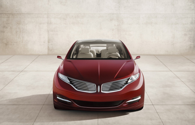 Обои картинки фото lincoln mkz concept naias 2012, автомобили, lincoln, 2012, naias, concept, mkz