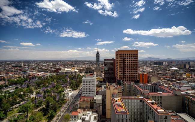 Обои картинки фото города, мехико , мексика, панорама