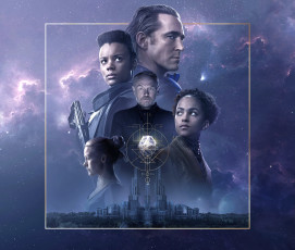 Картинка foundation+ сериал+2021+–+ кино+фильмы -unknown+ другое основание сериал фантастика драма первый сезон постер lee pace lou llobell leah harvey