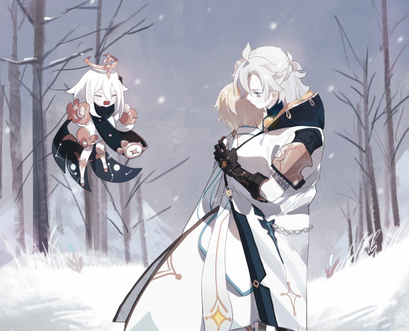 Обои картинки фото аниме, genshin impact, genshin, impact