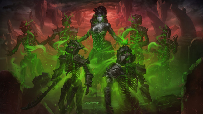 Обои картинки фото фэнтези, красавицы и чудовища, скелеты