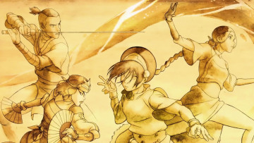 Картинка мультфильмы avatar +the+last+airbender персонажи