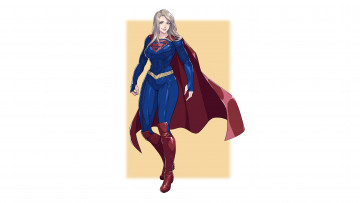 Картинка рисованное комиксы supergirl