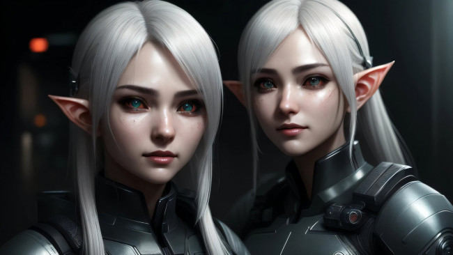 Обои картинки фото фэнтези, эльфы, нейросети, графика, нейроарт, ai, art, нейронные, сети, рисунки, нейро, искусство