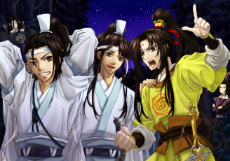 Картинка аниме mo+dao+zu+shi лань сычжуй цинъи цзинь лин