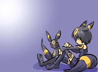 обоя видео игры, pokemon, покемон, уши, костюм