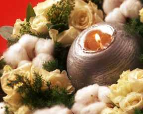 Картинка праздничные новогодние свечи