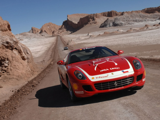 Обои картинки фото 2006, ferrari, 599, автомобили
