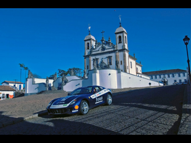 Обои картинки фото 2006, ferrari, 599, автомобили