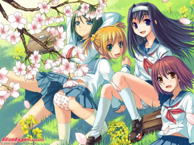 Обои картинки фото аниме, galge, com