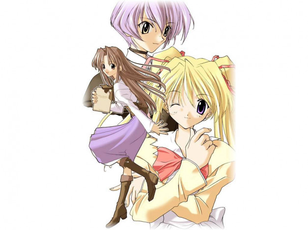 Обои картинки фото аниме, happy, lesson