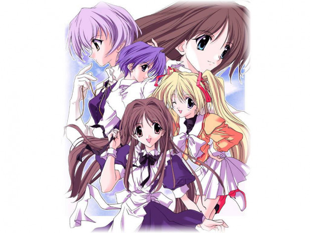 Обои картинки фото аниме, happy, lesson